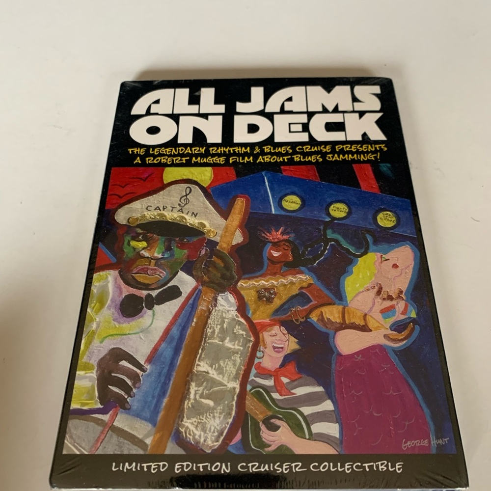 All Jams on Deck dvd New a Robert Mugge Film about blues jamming - Sealed.